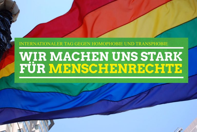 Weiter gegen die Diskriminierung nicht-heterosexueller und transsexueller Menschen kämpfen!