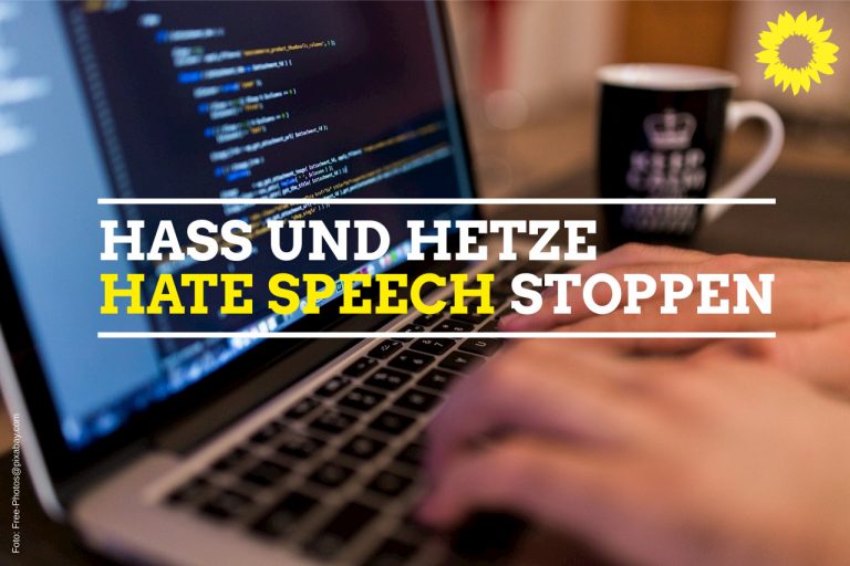 Grüne: Mehr tun gegen Hass und Hetze im Internet – Hate Speech stoppen