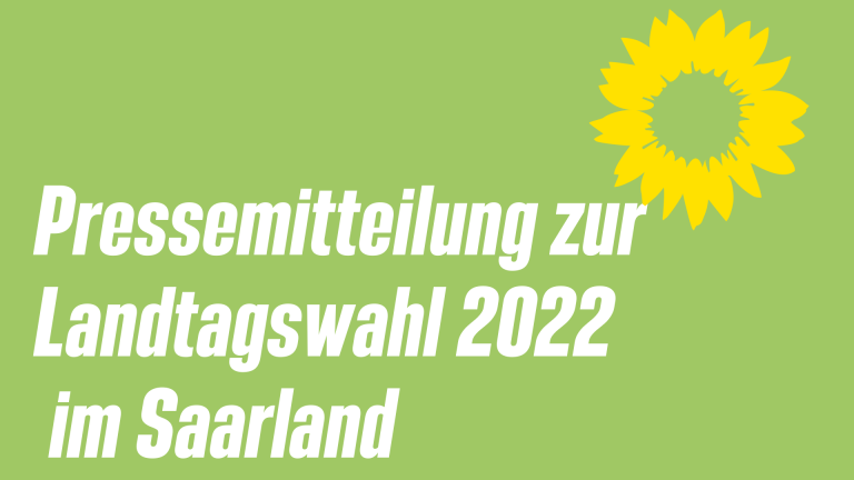 Pressemitteilung zur Landtagswahl 2022 im Saarland