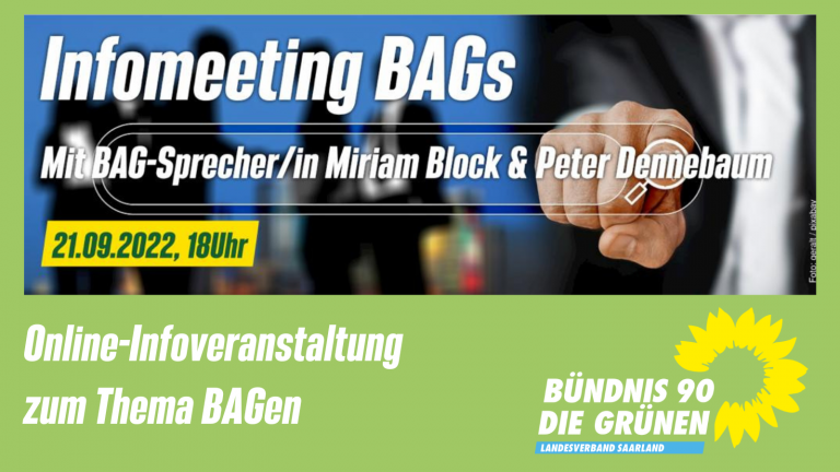 Online-Infoveranstaltung zum Thema BAGen 