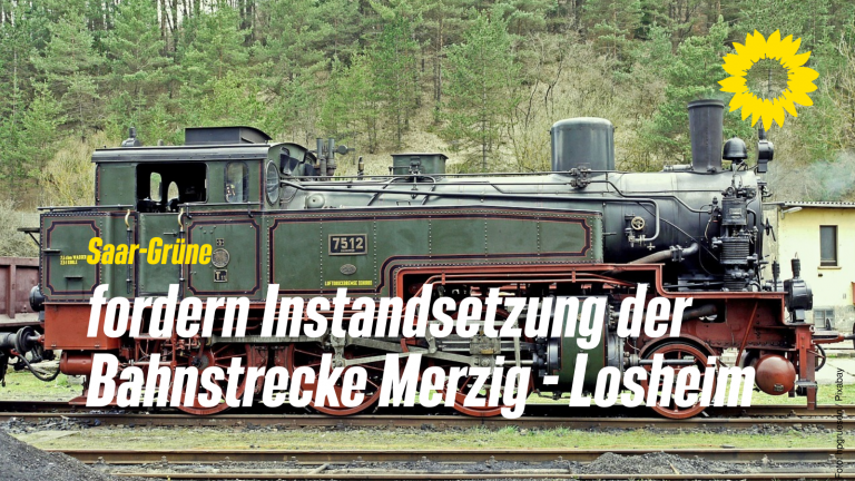 Saar-Grüne fordern Instandsetzung der Bahnstrecke Merzig – Losheim