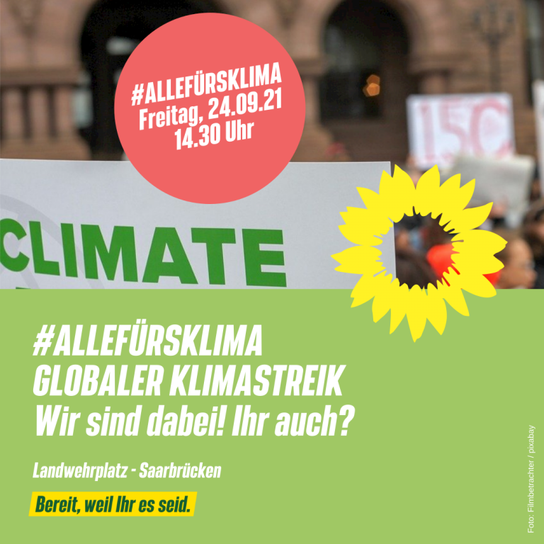 #ALLEFÜRSKLIMA Freitag, 24.09.2021