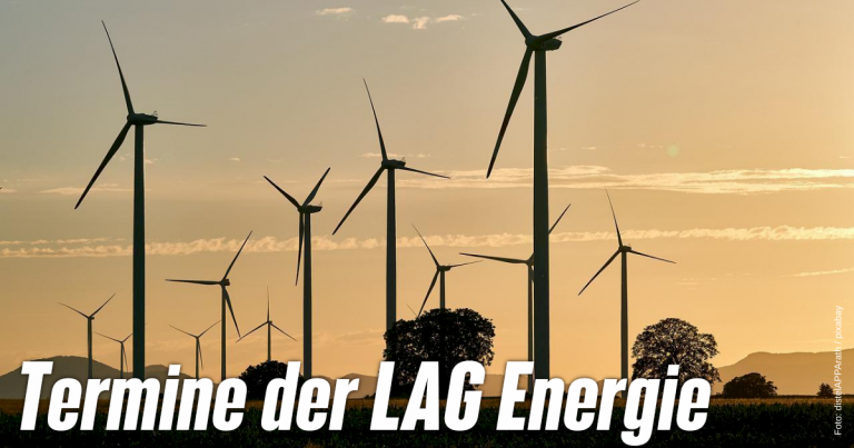 Termine der LAG Energie