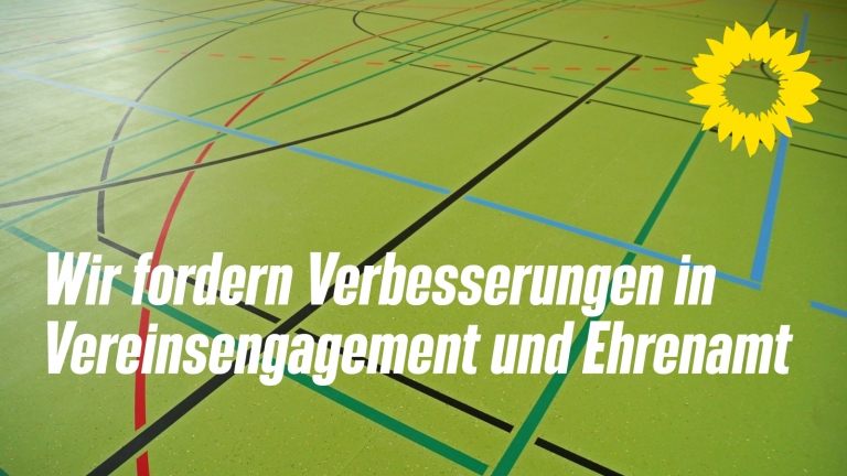 GRÜNE SAAR fordern Verbesserungen in Vereinsengagement und Ehrenamt!