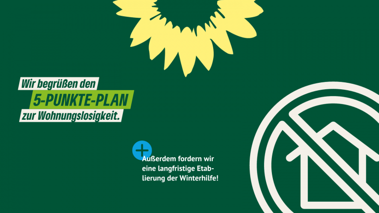 GRÜNE SAAR begrüßen 5-Punkte-Plan zur Wohnungslosigkeit und fordern langfristige Etablierung der Winterhilfe