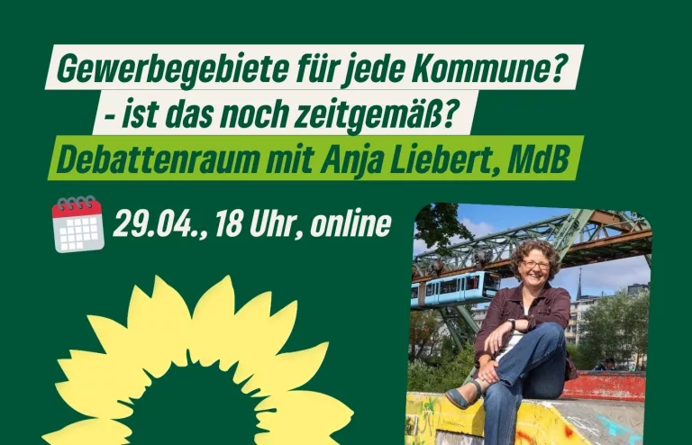 Debattenraum „Gewerbegebiete für jede Kommune – Ist das noch zeitgemäß?“