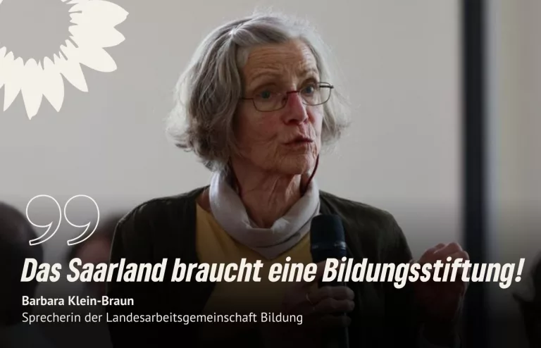 GRÜNE SAAR plädieren für Bildungsstiftung