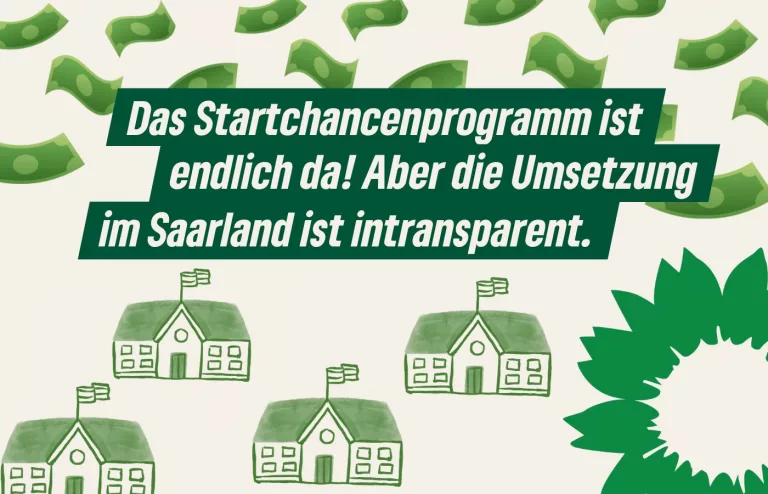 Grüne fordern mehr Transparenz im Startchancenprogramm