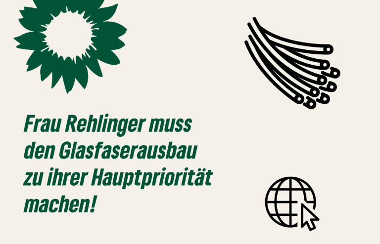 Saargrüne fordern Frau Rehlinger dazu auf, den Glasfaserausbau zu ihrer Hauptpriorität zu machen