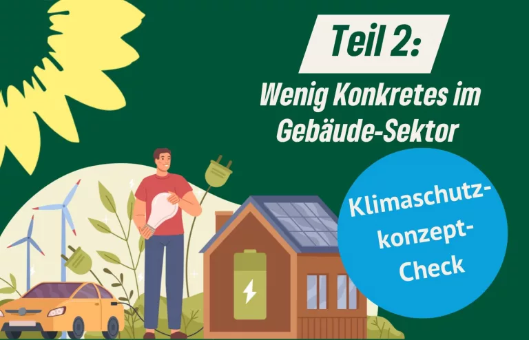 Klimaschutzkonzept–Check Teil 2: Wenig Konkretes im Gebäude-Sektor