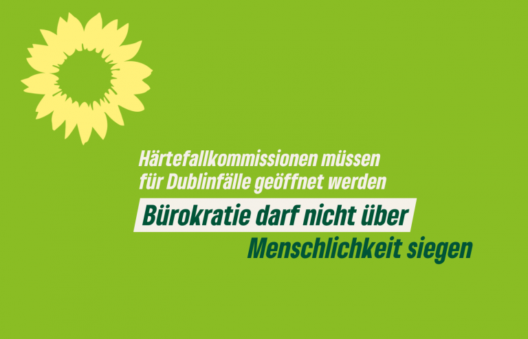 Saargrüne fordern Öffnung der Härtefallkommissionen für Dublin-Fälle