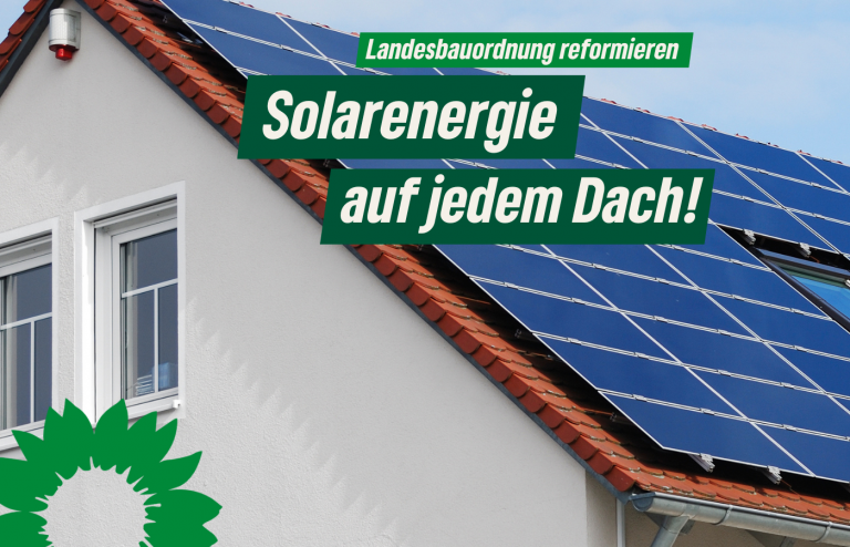 Saar-Grüne zur Änderung der Landesbauordnung: Eine Photovoltaik-Pflicht für alle neuen Wohngebäude muss kommen