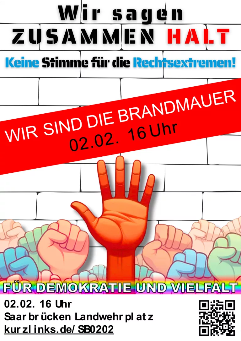Wir sagen ZUSAMMEN HALT