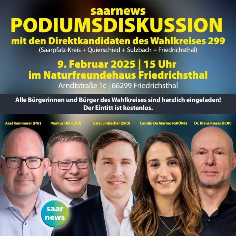 saarnews PODIUMSDISKUSSION