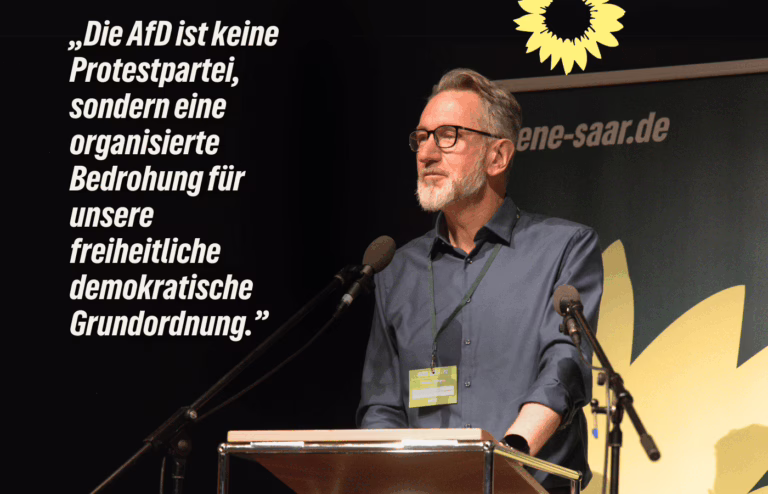 Grüne im Saarland: Verfassung nutzen, AfD entschlossen entgegentreten