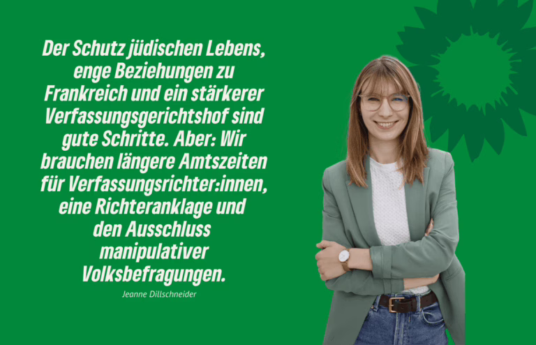 Saar-Grüne: Verfassungsänderungen von SPD und CDU reichen nicht – umfassende Reform für Freiheit und Demokratie notwendig