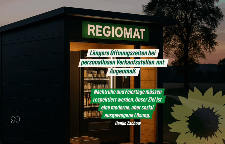 Saar-Grüne für längere Öffnungszeiten für personallose Verkaufsstellen