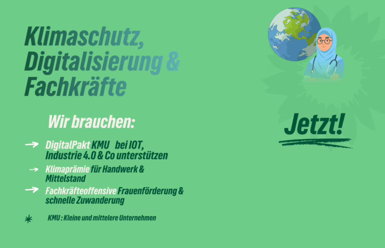 Saarland Schlusslicht: Saar-Grüne fordern Kurswechsel mit Sofortprogramm für Klimaschutz, Digitalisierung und Fachkräfte